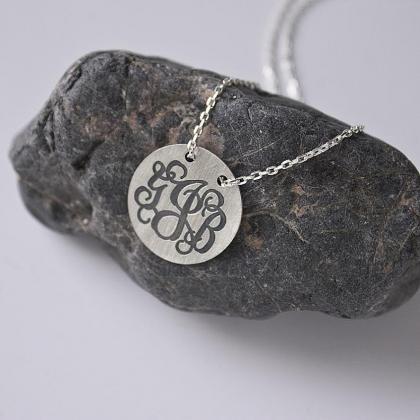 Personalized Custom Sterling Silver Necklace..