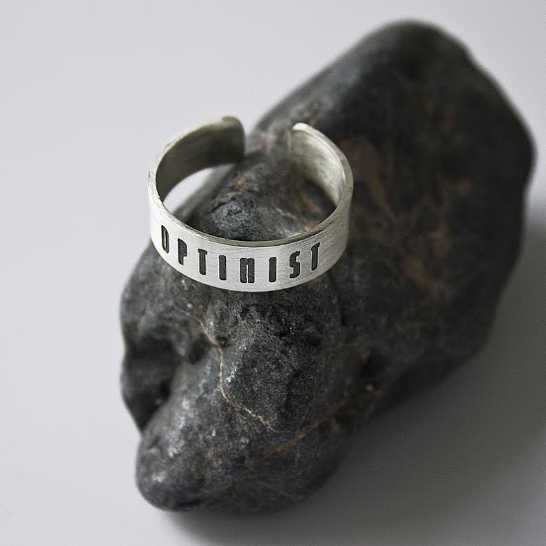 Lettering Band Ring. Number Band Ring. Hand Stamped Wide Band Ring. Personalized Sterling Silver Band Ring.